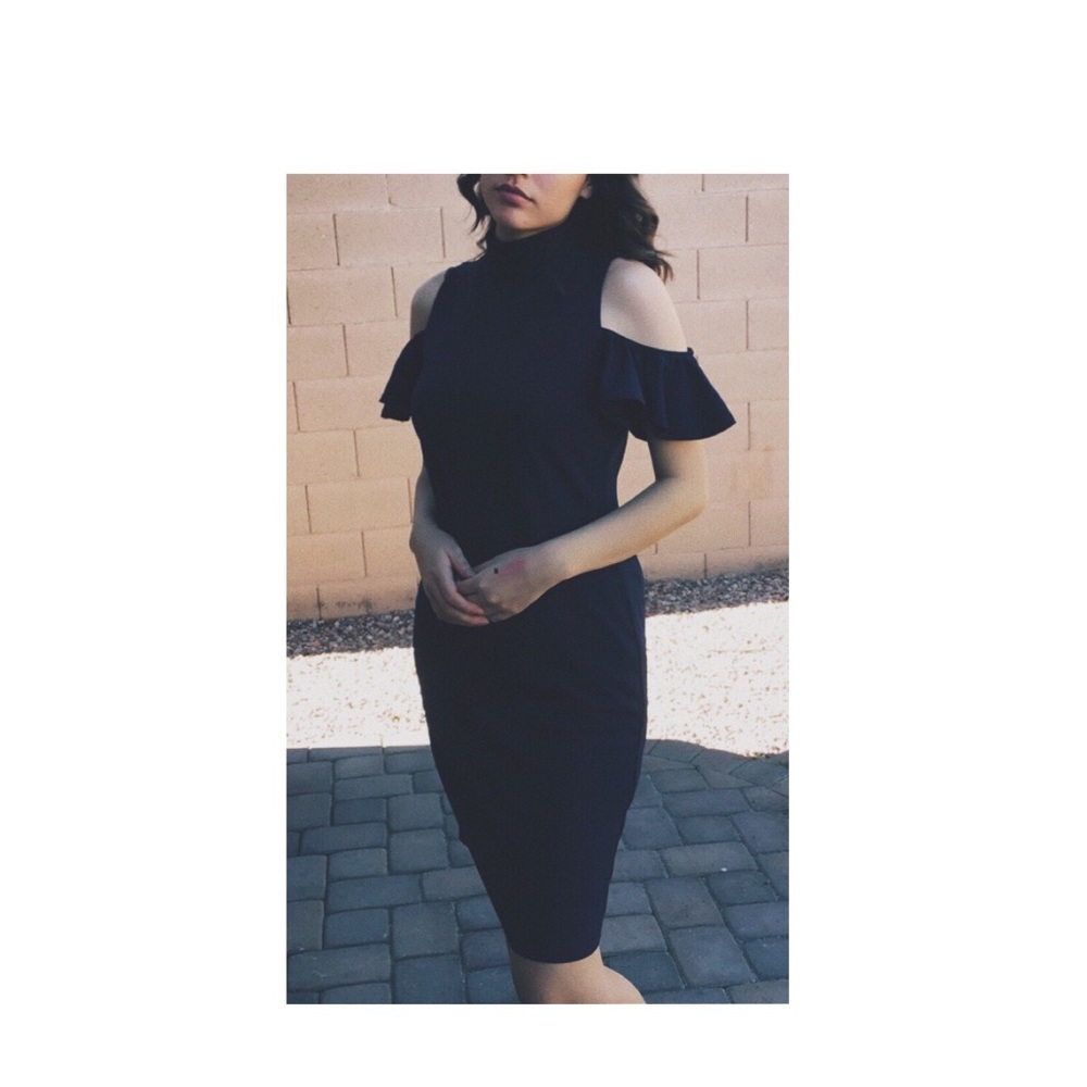 Navy blue dress